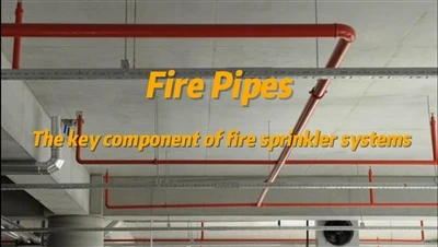Brandrör Den väsentliga komponenten i brandsprinklersystem